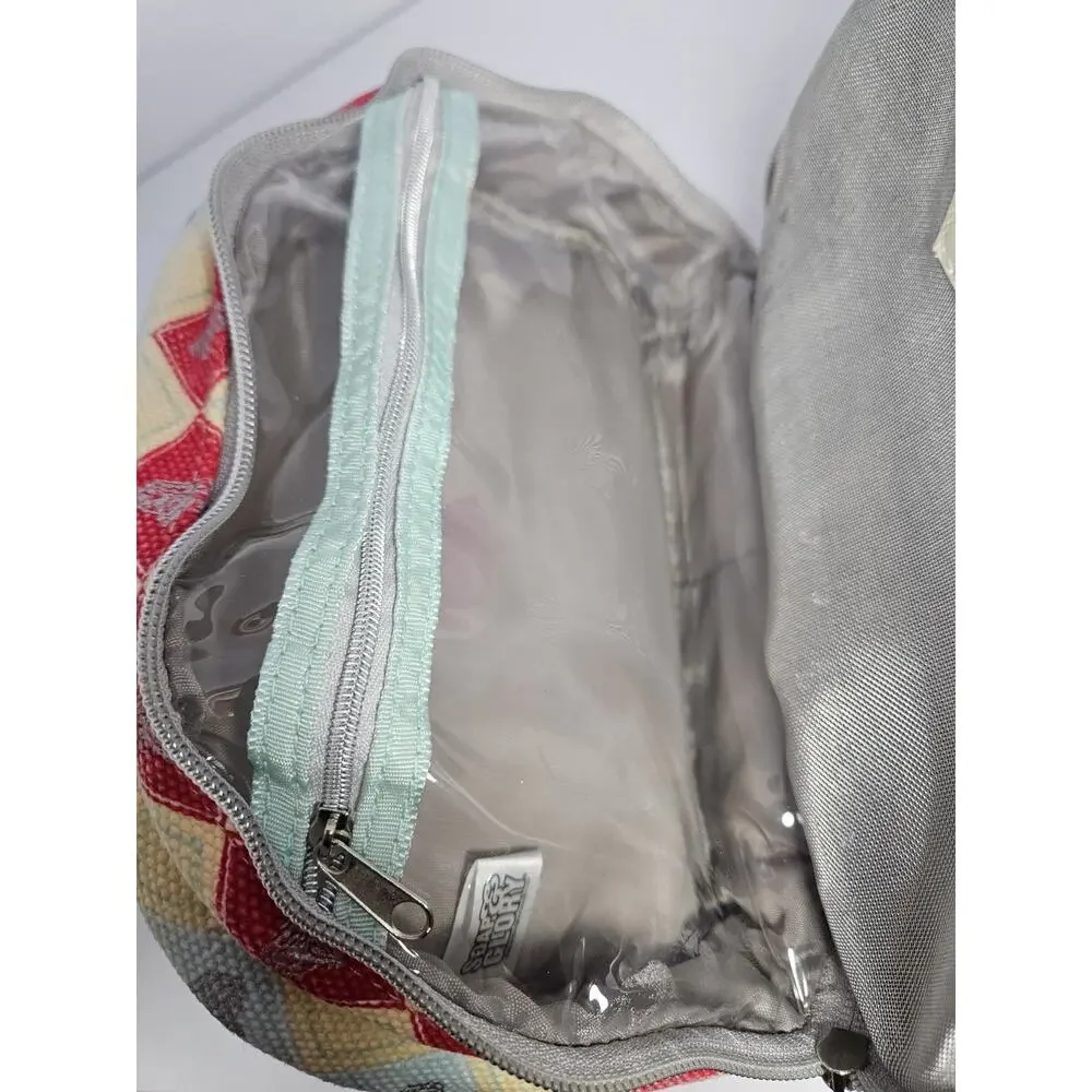 Soap & Glory Argyle Crown Vanity Case Cosmetic Makeup Travel Bag Double Handle